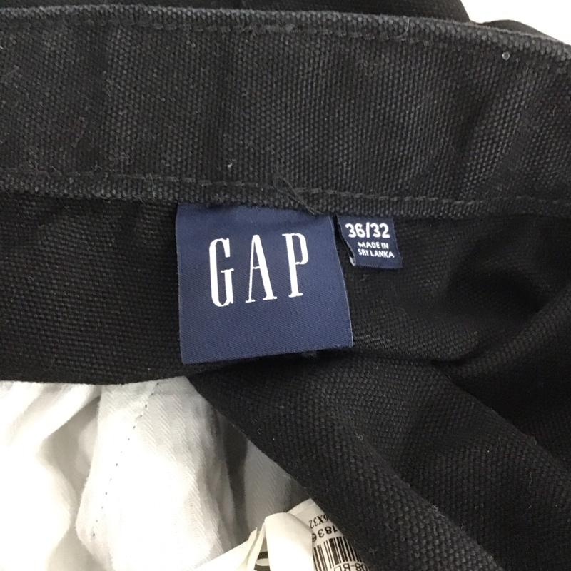 ギャップ GAP パンツ ワークパンツ、ペインターパンツ ワイドパンツ カジュアルパンツ ワークパンツ 36 無地 黒 / ブラック /  メンズ USED 古着 中古 10148347