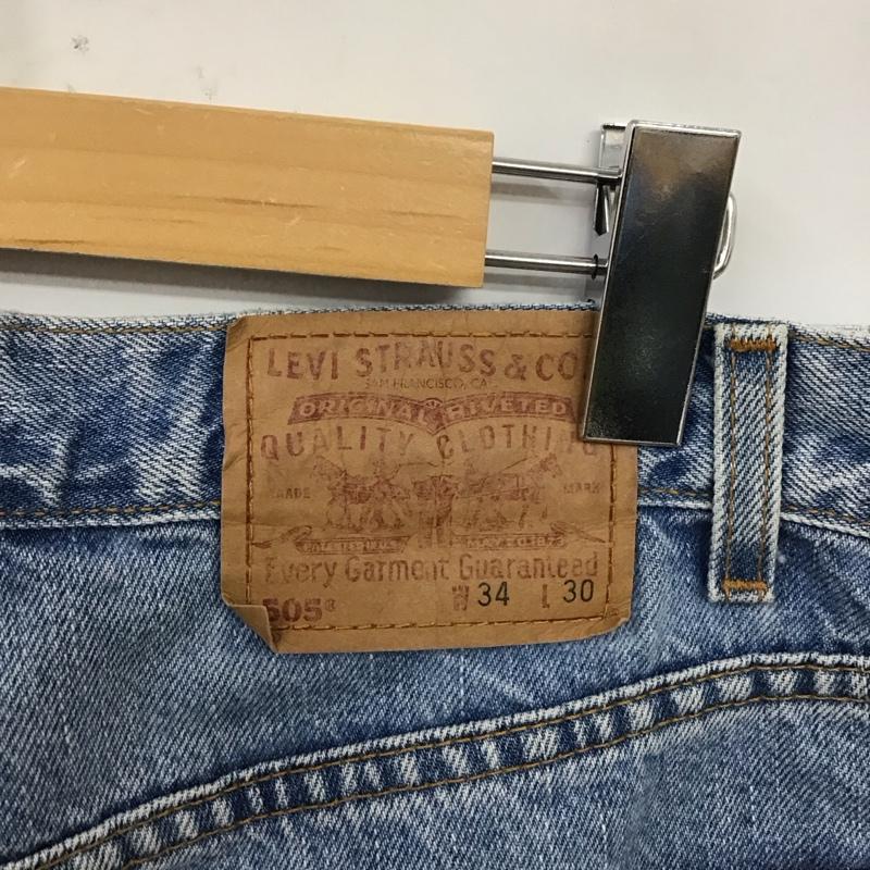 リーバイストラウスアンドコー Levi Strauss & co. パンツ デニム、ジーンズ デニムパンツ ストレートパンツ ワイドパンツ カジュアルパンツ 34 無地 インディゴ / インディゴ /  メンズ USED 古着 中古 10119543