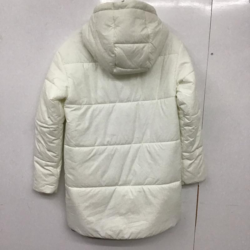 ナイキ NIKE ジャケット、上着 ジャケット、ブレザー cv8671-133 ロングダウンジャケット アウター M ロゴ、文字 白 / ホワイト /  レディース USED 古着 中古 10135251