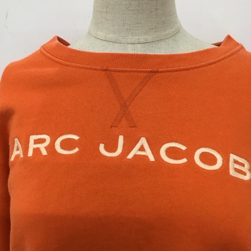 マークジェイコブス MARCJACOBS トレーナー 長袖 C604C05PF21 スウェット S ロゴ、文字 橙 / オレンジ /  レディース USED 古着 中古 10109655