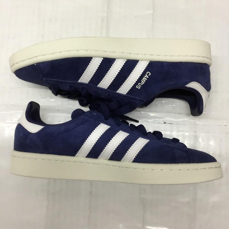 アディダス adidas スニーカー スニーカー BZ0086 Originals CAMPUS 23cm 23.0cm ロゴ、文字 紺 / ネイビー / X 白 / ホワイト /  レディース USED 古着 中古 10110609