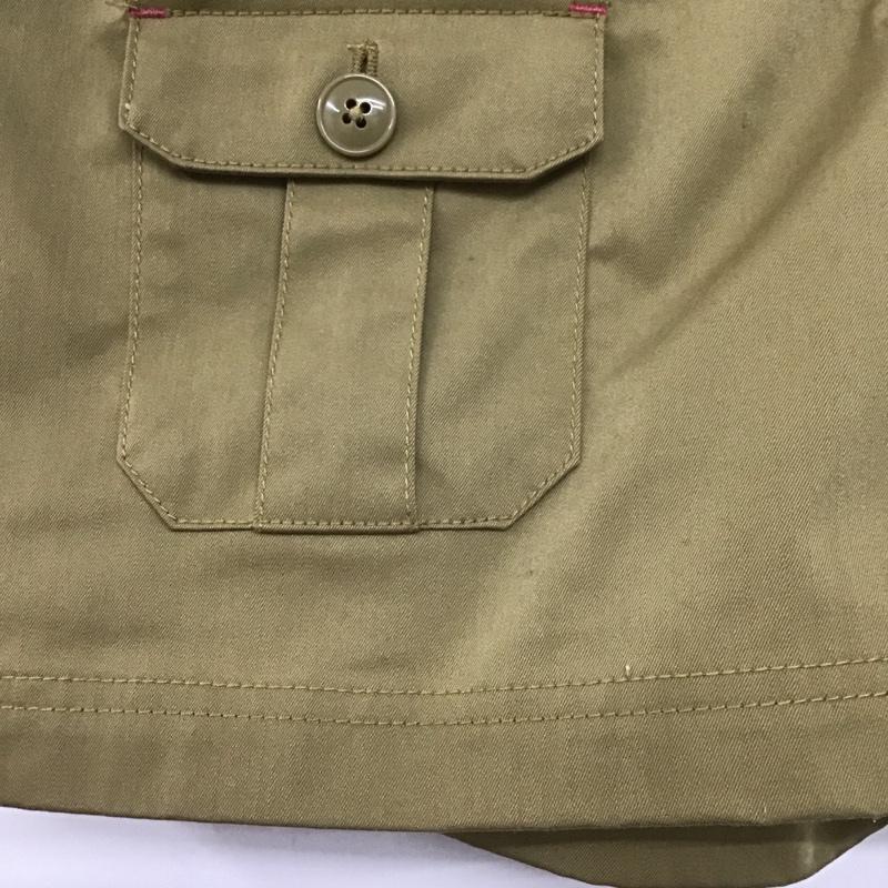 コロンビア Columbia パンツ ショートパンツ アウトドア M ロゴ、文字 ベージュ / ベージュ /  レディース USED 古着 中古 10146374