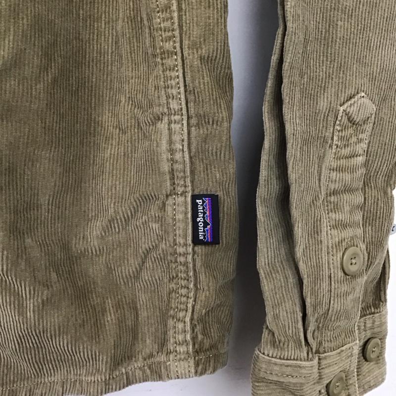 パタゴニア patagonia シャツ、ブラウス 長袖 STY53795FA15 コーデュロイ XS ロゴ、文字 ベージュ / ベージュ /  メンズ USED 古着 中古 10145228