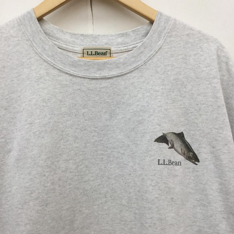 エルエルビーン L.L.Bean Tシャツ 半袖 XL プリント 灰 / グレー /  メンズ USED 古着 中古 10145808