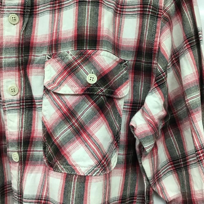 アヴィレックス AVIREX シャツ、ブラウス 長袖 長袖シャツ チェックシャツ カラーシャツ L チェック マルチカラー / マルチカラー /  メンズ USED 古着 中古 10130495
