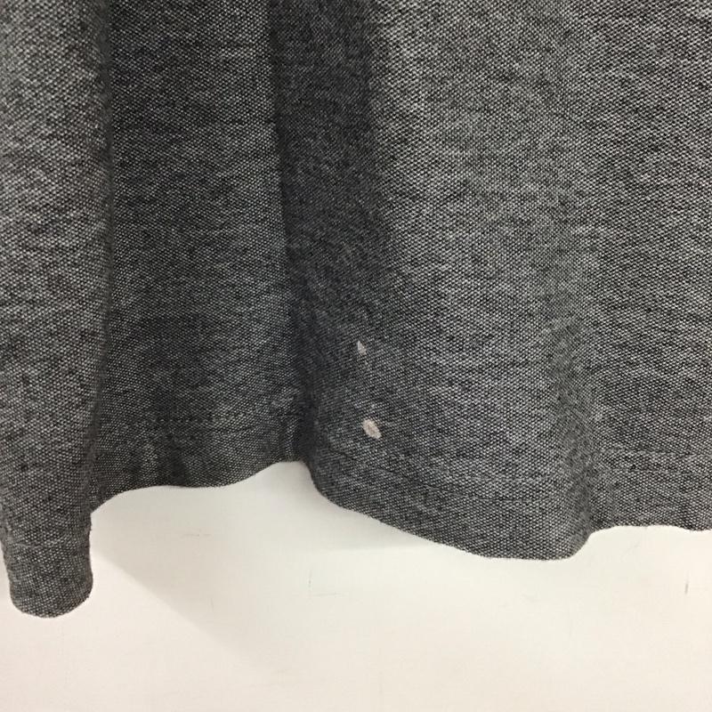 フレッドペリー FRED PERRY ポロシャツ 半袖 半袖ポロシャツ カラーシャツ 半袖カットソー L ロゴ、文字 灰 / グレー /  メンズ USED 古着 中古 10141667