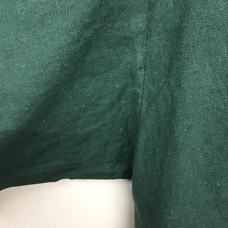 サマンサモスモス Samansa Mos2 シャツ、ブラウス 長袖 SKB-1710575 マカベアリス 刺繍ブラウス FREE 無地 緑 / グリーン /  レディース USED 古着 中古 10132853