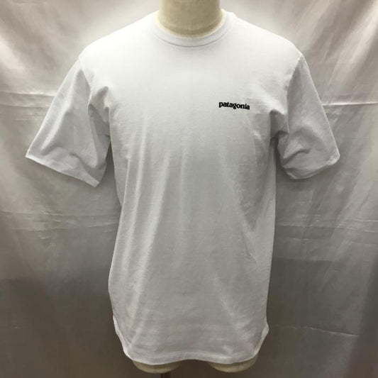 パタゴニア patagonia Tシャツ 半袖 S プリント X ロゴ、文字 白 / ホワイト /  メンズ USED 古着 中古 10113472