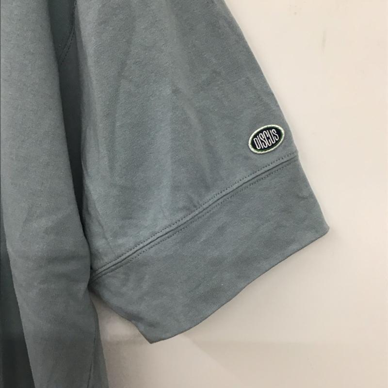 ディスカス アスレチック DISCUS ATHLETIC Tシャツ 半袖 3287-7768 BIG Tシャツ ROPE PICNIC R L ロゴ、文字 X プリント 水色 / ライトブルー /  レディース USED 古着 中古 10137038