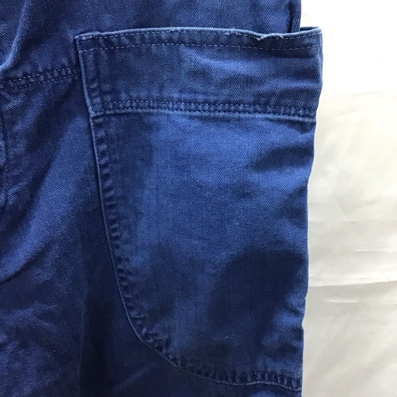 スペルバウンド SPELLBOUND パンツ ワークパンツ、ペインターパンツ ワークパンツ ワイドパンツ カジュアルパンツ 30インチ 無地 青 / ブルー /  メンズ USED 古着 中古 10117422