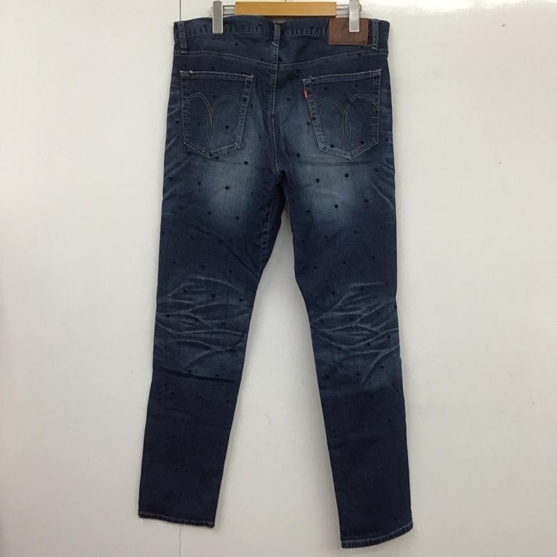 グラム glamb パンツ デニム、ジーンズ デニムパンツ スリムパンツ ストレッチパンツ ジーンズ 3 ドット インディゴ / インディゴ /  メンズ USED 古着 中古 10109079