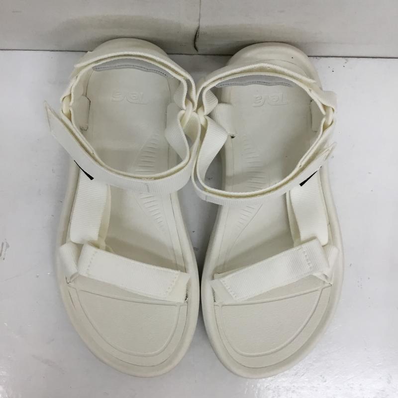 テバ Teva サンダル サンダル FM1223K 24.0cm ロゴ、文字 白 / ホワイト /  レディース USED 古着 中古 10135132