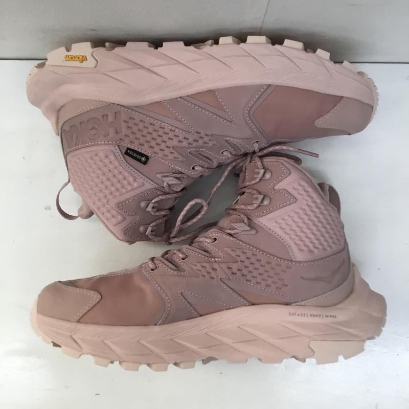 ホカ HOKA スニーカー スニーカー 1134984 ANACAPA Mid GTX 27.5cm ロゴ、文字 桃 / ピンク /  メンズ USED 古着 中古 10140754
