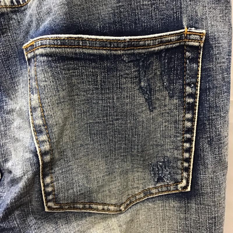 ミニマル mnml パンツ デニム、ジーンズ デニムパンツ スリムパンツ ストレッチパンツ ジーンズ 34 無地 インディゴ / インディゴ /  メンズ USED 古着 中古 10114363