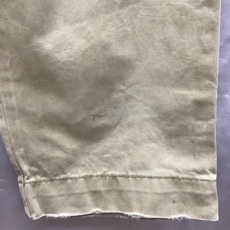 アバクロンビーアンドフィッチ ABERCROMBIE&FITCH パンツ チノパン チノパン カジュアルパンツ ワイドパンツ ストレートパンツ 28インチ 無地 ベージュ / ベージュ /  メンズ USED 古着 中古 10116573