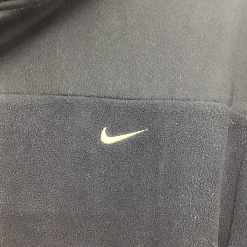 ナイキ NIKE パーカー 長袖 BV5359-010 フリース プルオーバー M ワンポイント 黒 / ブラック / X 金 / ゴールド /  レディース USED 古着 中古 10146387