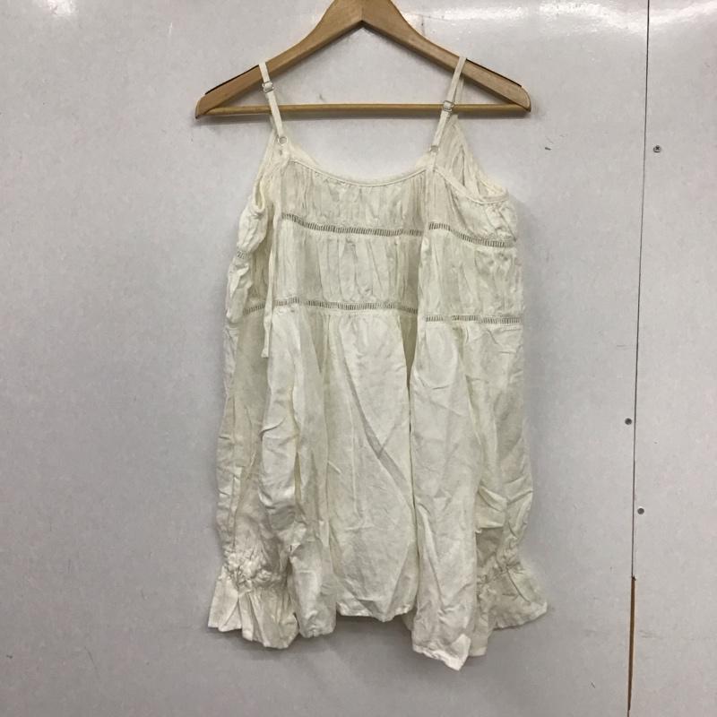 ミスティック mystic カットソー 長袖 長袖カットソー フレア オフショルダー FREE 無地 白 / ホワイト /  レディース USED 古着 中古 10135038