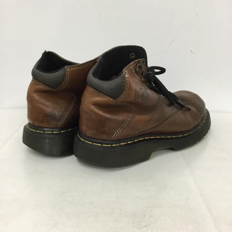ドクターマーチン Dr.Martens ブーツ ショートブーツ 8A07 レースアップブーツ UK8 US：9 ロゴ、文字 茶 / ブラウン /  メンズ USED 古着 中古 10145609