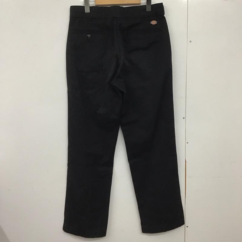 ディッキーズ Dickies パンツ ワークパンツ、ペインターパンツ ワークパンツ ワイドパンツ カジュアルパンツ 32インチ 無地 黒 / ブラック /  メンズ USED 古着 中古 10146557