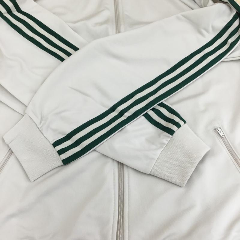 アディダス adidas ジャケット、上着 ジャンパー、ブルゾン adidas トラックジャケット　JD5266 XL ロゴ、文字 X 総柄 オフホワイト / オフホワイト / X 緑 / グリーン /  メンズ USED 古着 中古 10129216