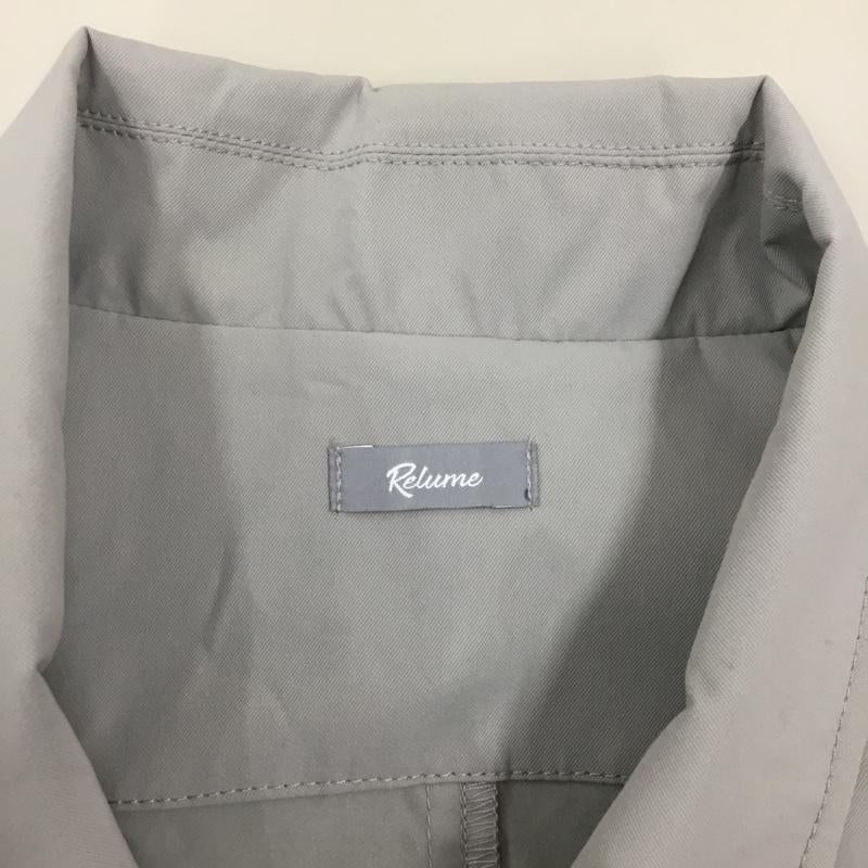 ジャーナルスタンダード レリューム JOURNAL STANDARD relume ジャケット、上着 ジャケット、ブレザー 21-011-464-0000-1-0 タグ付き RAKKAN FABRIC L 無地 灰 / グレー /  メンズ USED 古着 中古 10121018