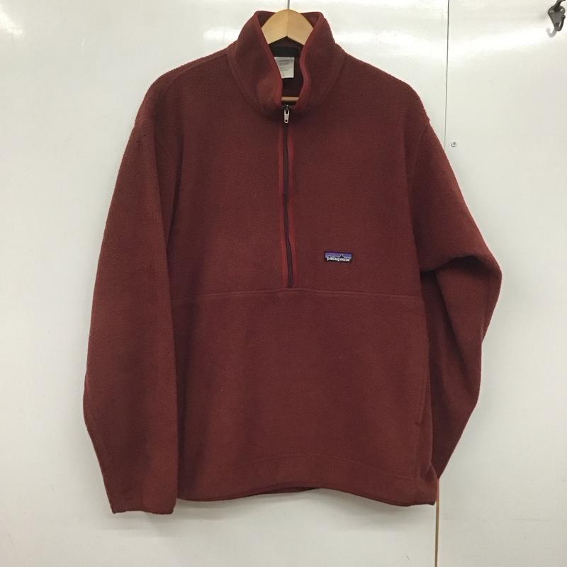 パタゴニア patagonia ジャケット、上着 ジャケット、ブレザー フリースジャケット アウター ジップアップネックプルオーバー 00s L ロゴ、文字 えんじ / ワインレッド /  メンズ USED 古着 中古 10142596