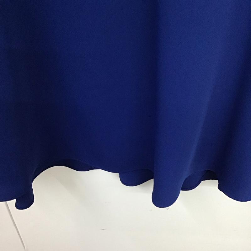 ユナイテッドアローズ UNITED ARROWS ワンピース ミニスカート 1526-672-2794 フレンチスリーブワンピース 36 無地 青 / ブルー /  レディース USED 古着 中古 10131815