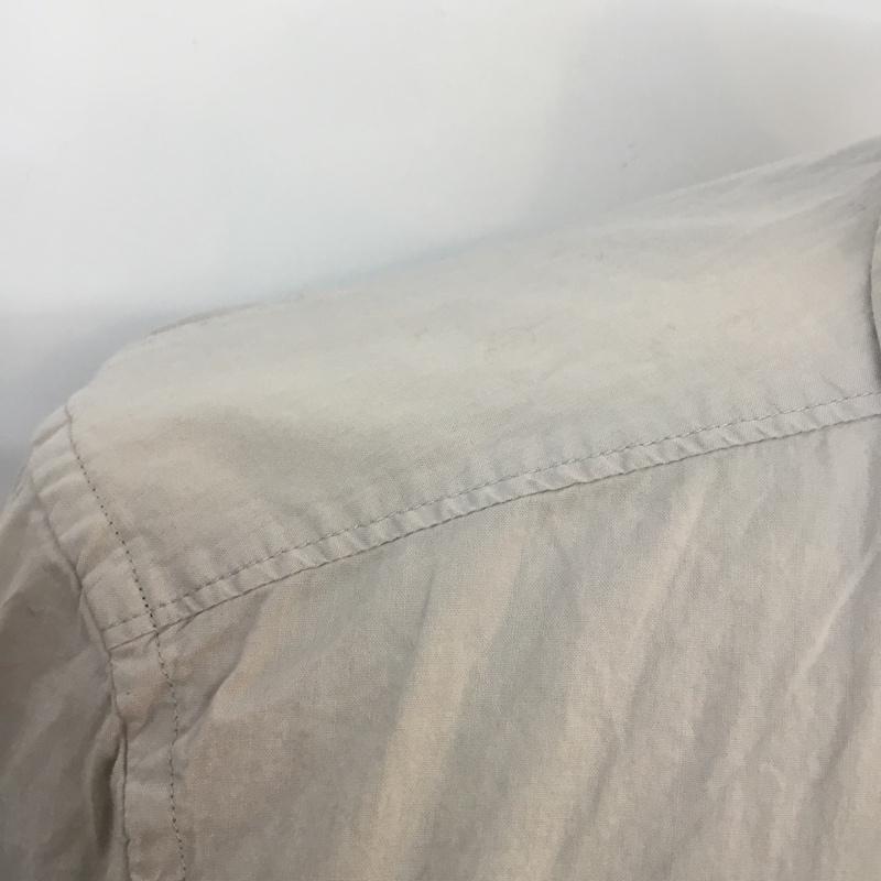 アダムエロペ ADAM ET ROPE  シャツ、ブラウス 七分袖 M 無地 チャコールグレー / チャコールグレー /  メンズ USED 古着 中古 10046700