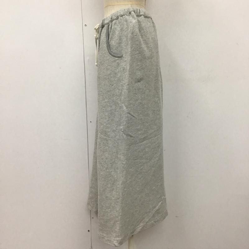 チャムス CHUMS スカート ロングスカート ロングスカート フレアスカート カジュアルスカート M 無地 灰 / グレー /  レディース USED 古着 中古 10113072
