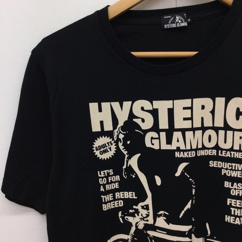 ヒステリックグラマー HYSTERIC GLAMOUR カットソー 半袖 0251CT33 M プリント 黒 / ブラック /  メンズ USED 古着 中古 10144398