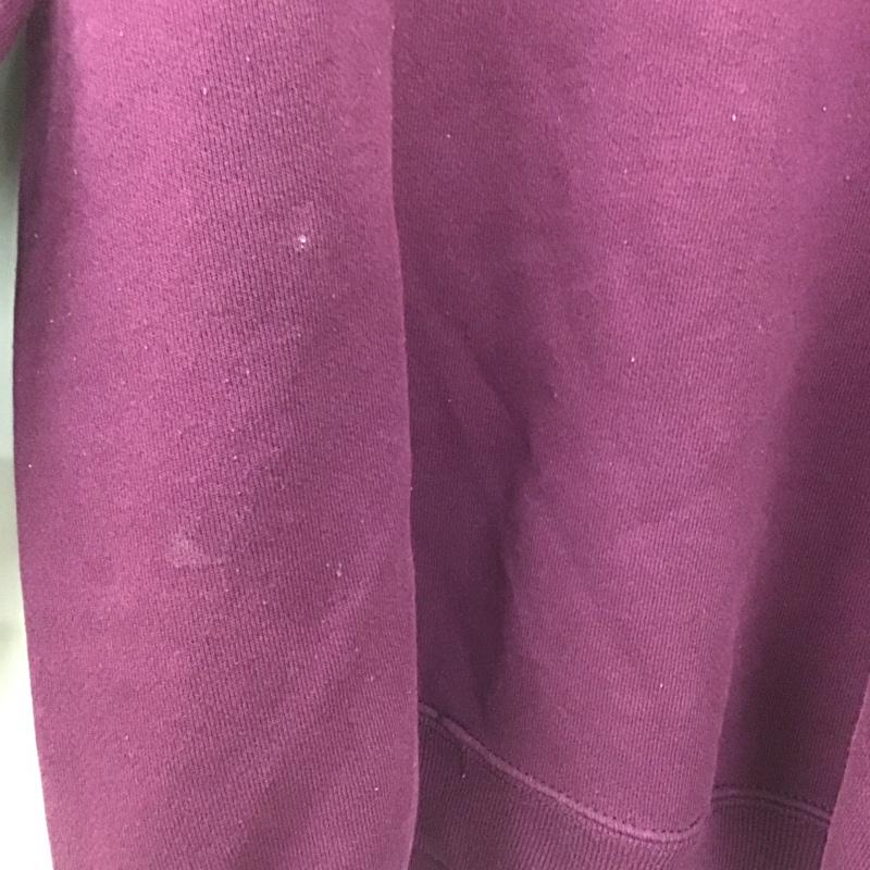 ヘインズ HANES トレーナー 長袖 長袖トレーナー スウェット クルーネック プルオーバー M ロゴ、文字 紫 / パープル /  メンズ USED 古着 中古 10140799