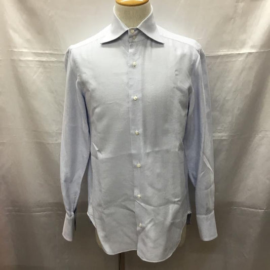 バルバ BARBA シャツ、ブラウス 長袖  水色 / ライトブルー /  メンズ USED 古着 中古 10108960