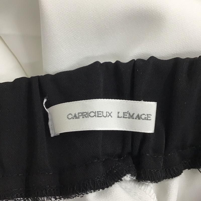 カプリシューレマージュ CAPRICIEUX LE MAGE パンツ スラックス 38 無地 白 / ホワイト /  レディース USED 古着 中古 10132648