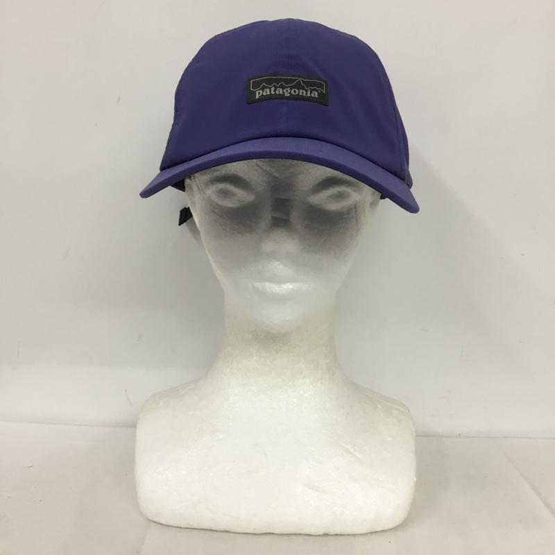 パタゴニア patagonia 帽子 キャップ 6パネル ロゴ、文字 青 / ブルー /  メンズ USED 古着 中古 10137912