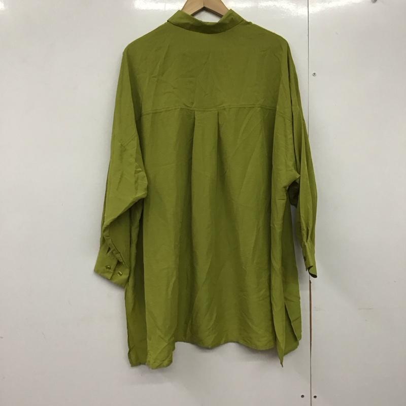 レプシィム LEPSIM シャツ、ブラウス 長袖 FREE 無地 黄緑 / イエローグリーン /  レディース USED 古着 中古 10142251