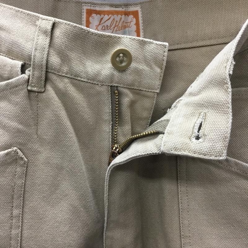 カールヘルム KARLHELMUT パンツ ワークパンツ、ペインターパンツ ワークパンツ ワイドパンツ カジュアルパンツ L 無地 ベージュ / ベージュ /  メンズ USED 古着 中古 10122267