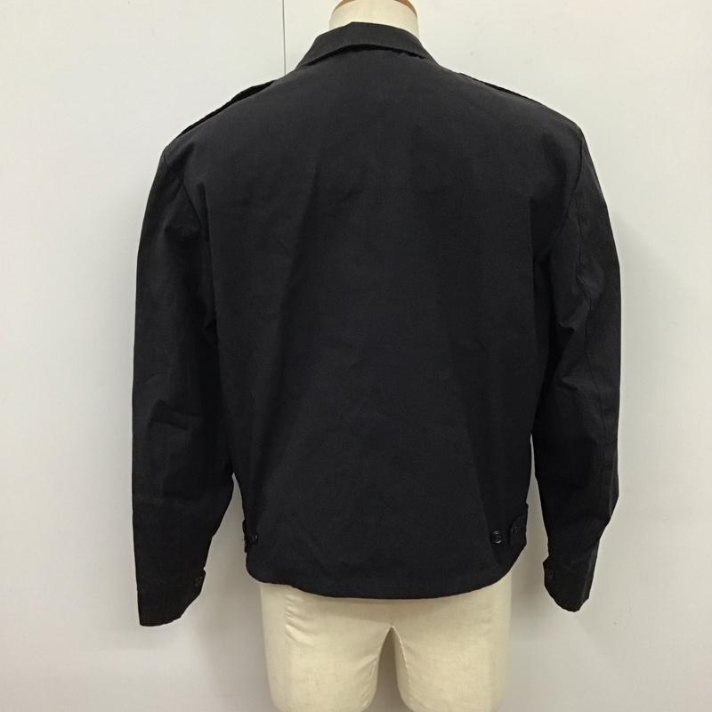 古着 USED ジャケット、上着 ジャンパー、ブルゾン ミリタリー U.S.NAVY ウィンドブレーカー 40 無地 黒 / ブラック /  メンズ USED 古着 中古 10117178