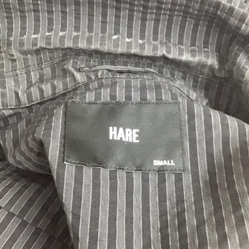 ハレ HARE ジャケット、上着 ジャケット、ブレザー ha030159tr ストライプ半袖シャツジャケット カラーシャツジャケット カジュアルジャケット S ストライプ 灰 / グレー /  メンズ USED 古着 中古 10107491