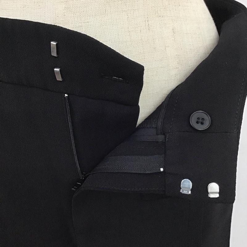 ザラ ZARA パンツ ショートパンツ 2417 324 800 ハイライズ ハイウエスト S 無地 黒 / ブラック /  レディース USED 古着 中古 10113491