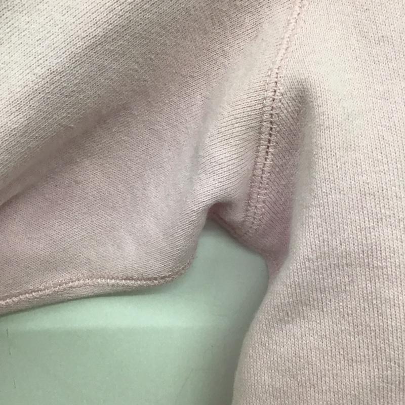 アベイシングエイプ A BATHING APE トレーナー 長袖 スウェット 裏起毛 BABY MILO S キャラクター 桃 / ピンク /  レディース USED 古着 中古 10146407
