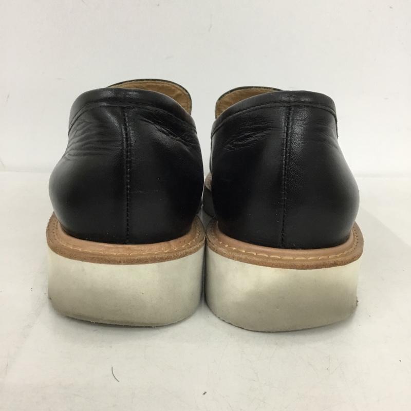 アシナガオジサン あしながおじさん ローファー ローファー 3220017 マニッシュシューズ 24.5cm 24.5cm 無地 黒 / ブラック /  レディース USED 古着 中古 10149841