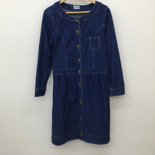 ホコモモラ Jocomomola ワンピース ロングスカート 40 無地 インディゴ / インディゴ /  レディース USED 古着 中古 10137786