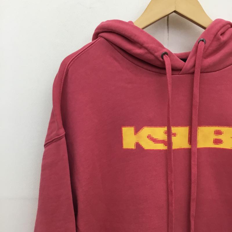 スビ KSUBI パーカー 長袖 KSUBI パーカー　MSP23FL014 L ロゴ、文字 マゼンタ / マゼンタ /  メンズ USED 古着 中古 10122368