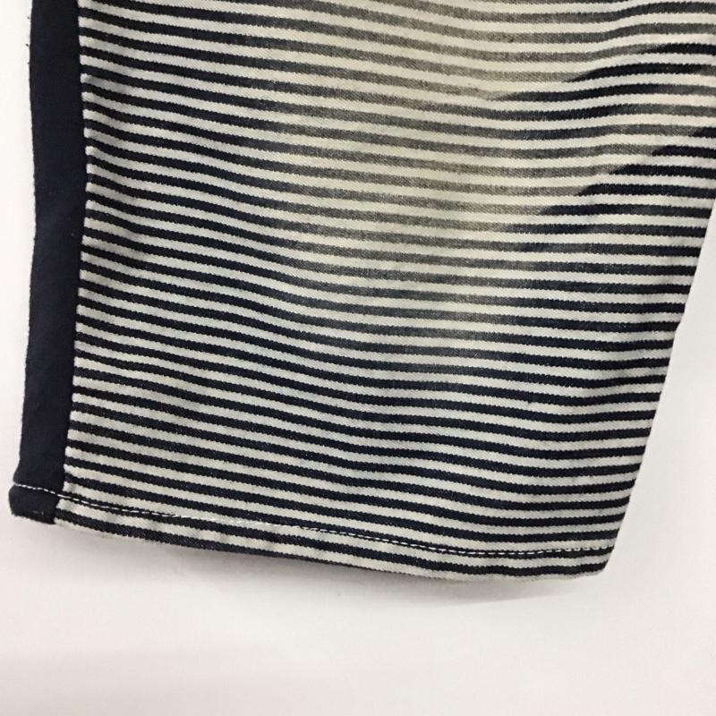 ジムマスター gym master パンツ ショートパンツ ショートパンツ ハーフパンツ カジュアルパンツ S ボーダー柄 白 / ホワイト / X 紺 / ネイビー /  メンズ USED 古着 中古 10142428