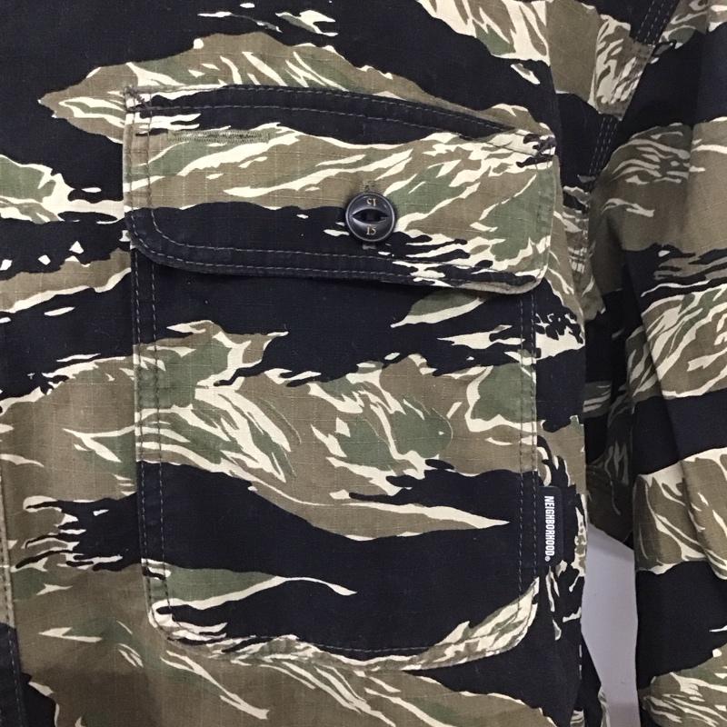 ネイバーフッド NEIGHBORHOOD シャツ、ブラウス 長袖 長袖シャツ カラーシャツ ポケットシャツ 長袖カットソー 総柄シャツ L 総柄 マルチカラー / マルチカラー /  メンズ USED 古着 中古 10124700