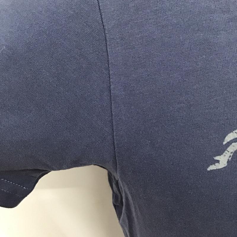 トイズマッコイ TOYS McCOY Tシャツ 半袖 GASOLINE ALLEY クルーネック バックプリント タグ付き S ロゴ、文字 紺 / ネイビー /  メンズ USED 古着 中古 10111202