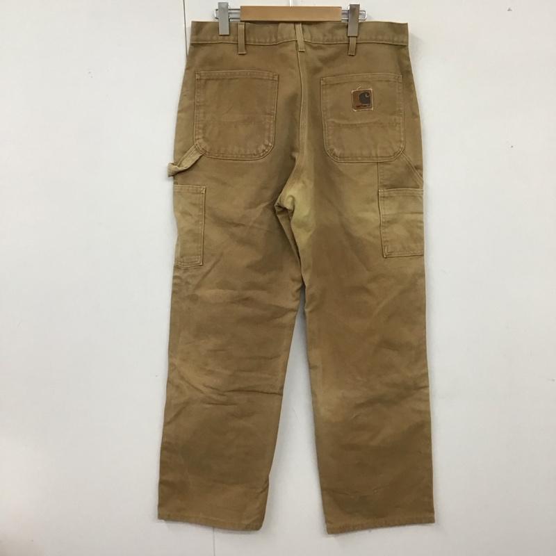 カーハート Carhartt パンツ ワークパンツ、ペインターパンツ 34インチ 無地 ベージュ / ベージュ /  メンズ USED 古着 中古 10117157
