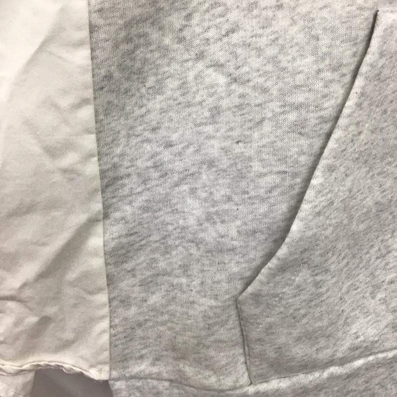 ザラ ZARA パーカー 長袖 M 無地 灰 / グレー /  レディース USED 古着 中古 10142297