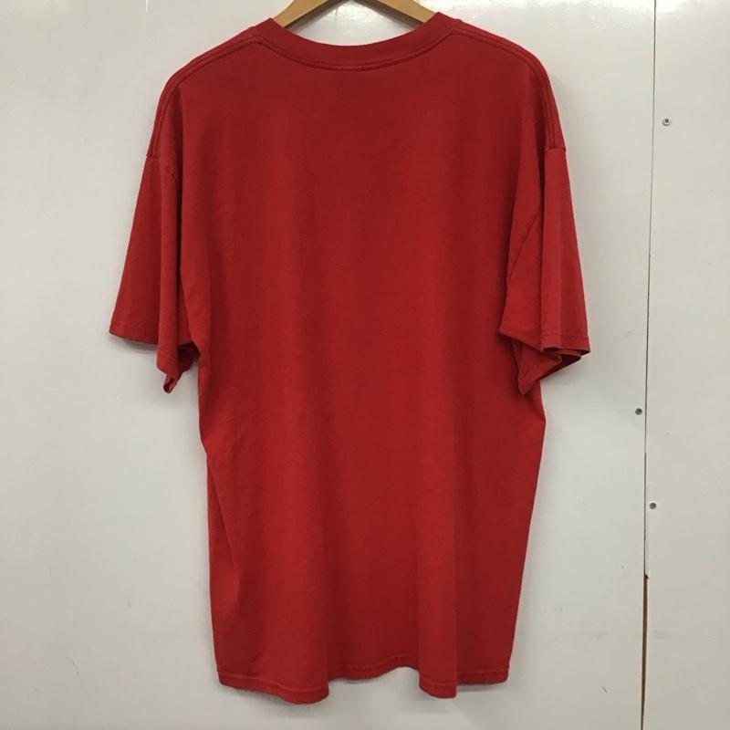 ギルダン GILDAN Tシャツ 半袖 XL プリント 赤 / レッド /  メンズ USED 古着 中古 10134611