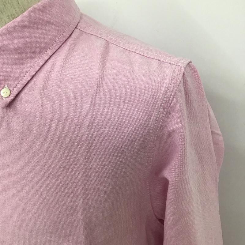 ガイジンメイド GAIJIN MADE シャツ、ブラウス 長袖 長袖シャツ カジュアルシャツ カラーシャツ ボタンダウンシャツ M ロゴ、文字 桃 / ピンク /  メンズ USED 古着 中古 10111635